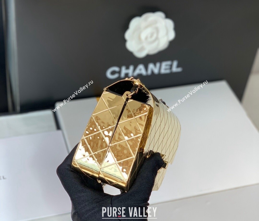 Chanel Metal Evening Bag AS3013 Gold 2022 (JY-22022837)