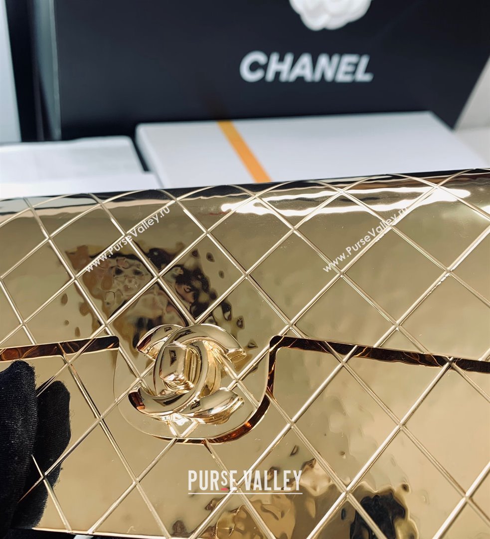 Chanel Metal Evening Bag AS3013 Gold 2022 (JY-22022837)