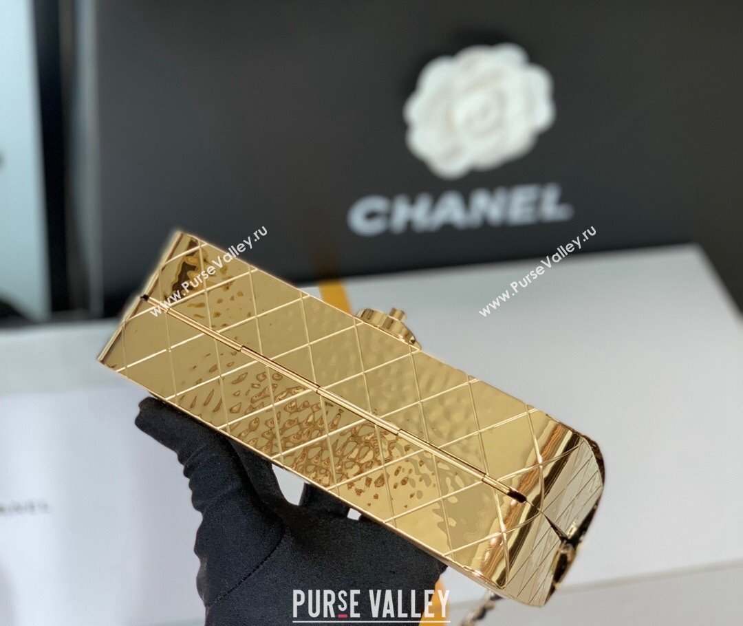 Chanel Metal Evening Bag AS3013 Gold 2022 (JY-22022837)