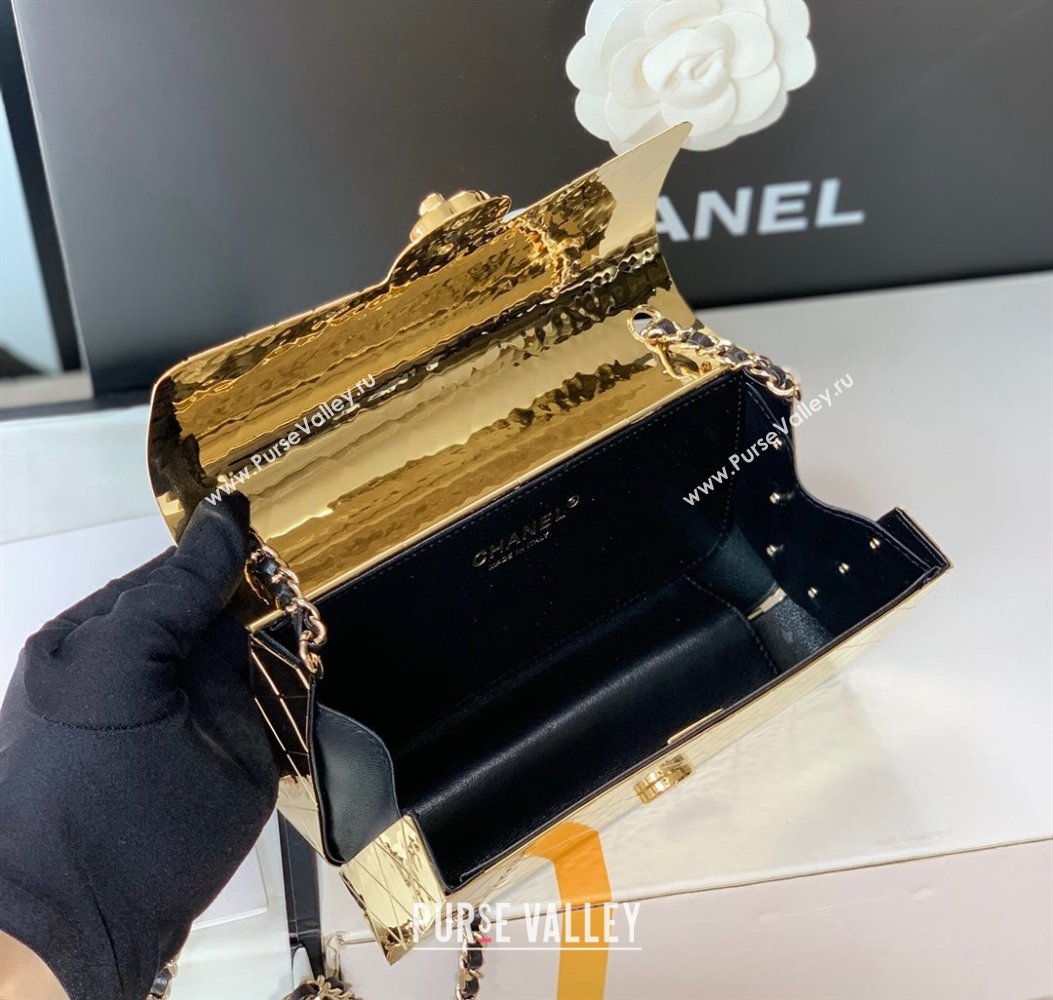 Chanel Metal Evening Bag AS3013 Gold 2022 (JY-22022837)