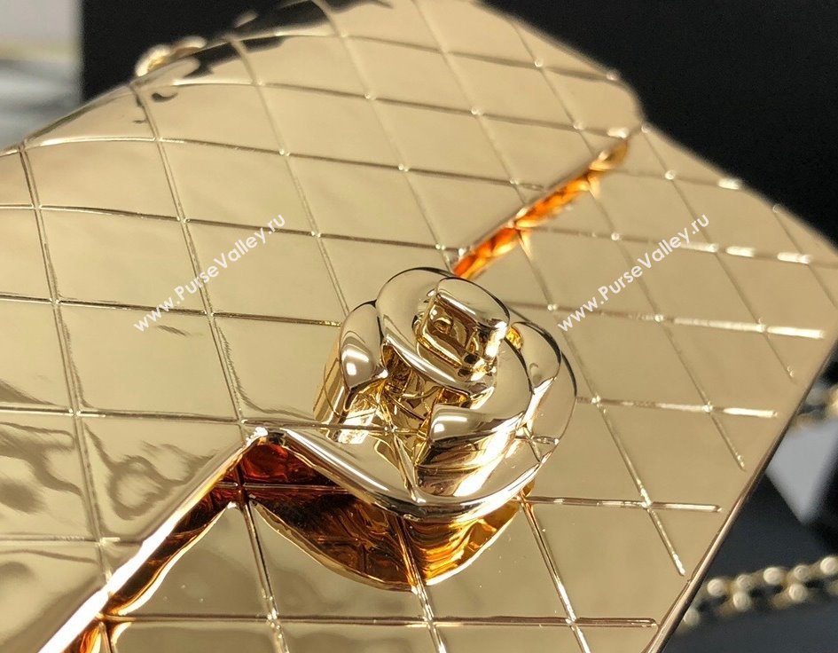 Chanel Metal Mini Evening Bag AS3012 Gold 2022 (JY-22022835)