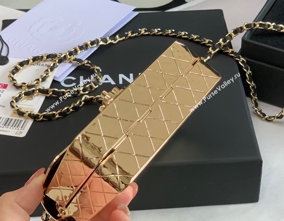 Chanel Metal Mini Evening Bag AS3012 Gold 2022 (JY-22022835)