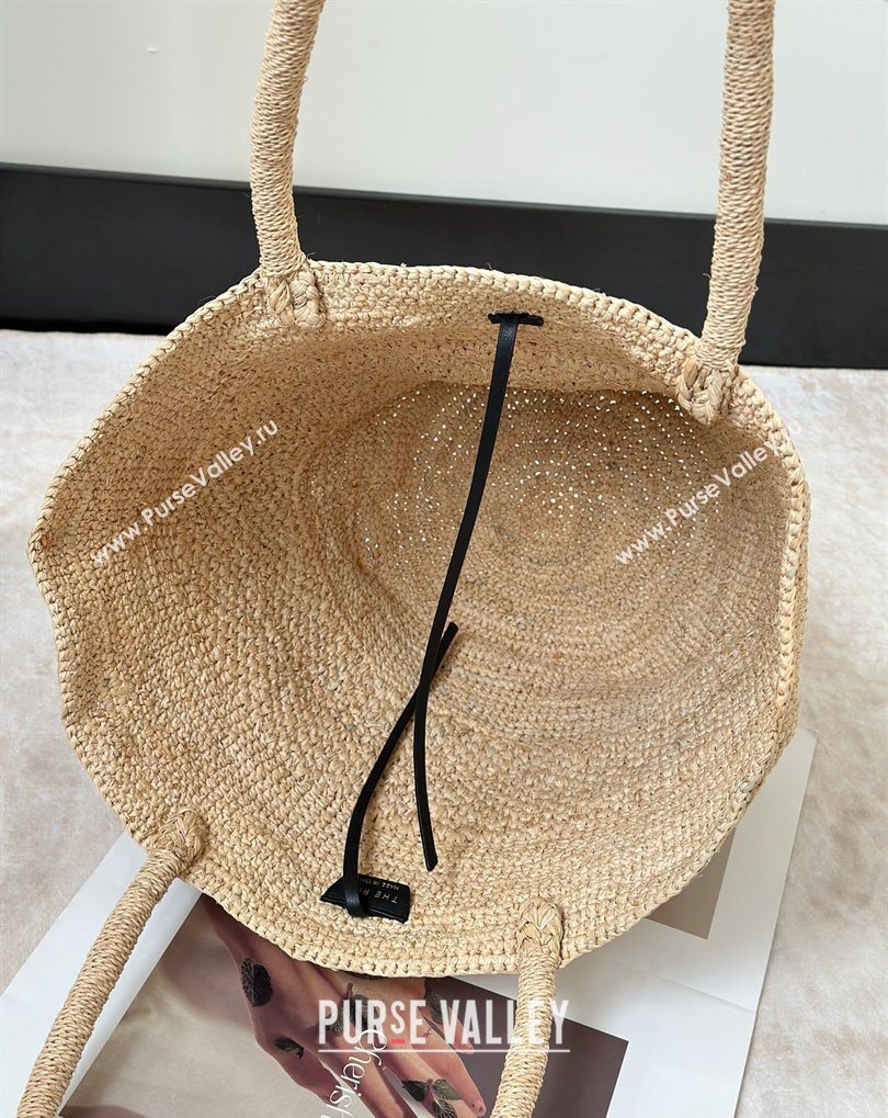 The Row Raffia Straw Tote Bag Beige 2026 8866 (CL-260410003)