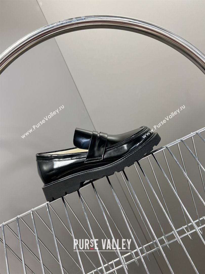 Loewe Blaze loafers in shiny calfskin Black 2023 (KER-231205068)