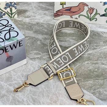 Loewe Logo Embroidered Shoulder Strap 4x105cm Sand Beige/Gold 2024 (nana-240314007)