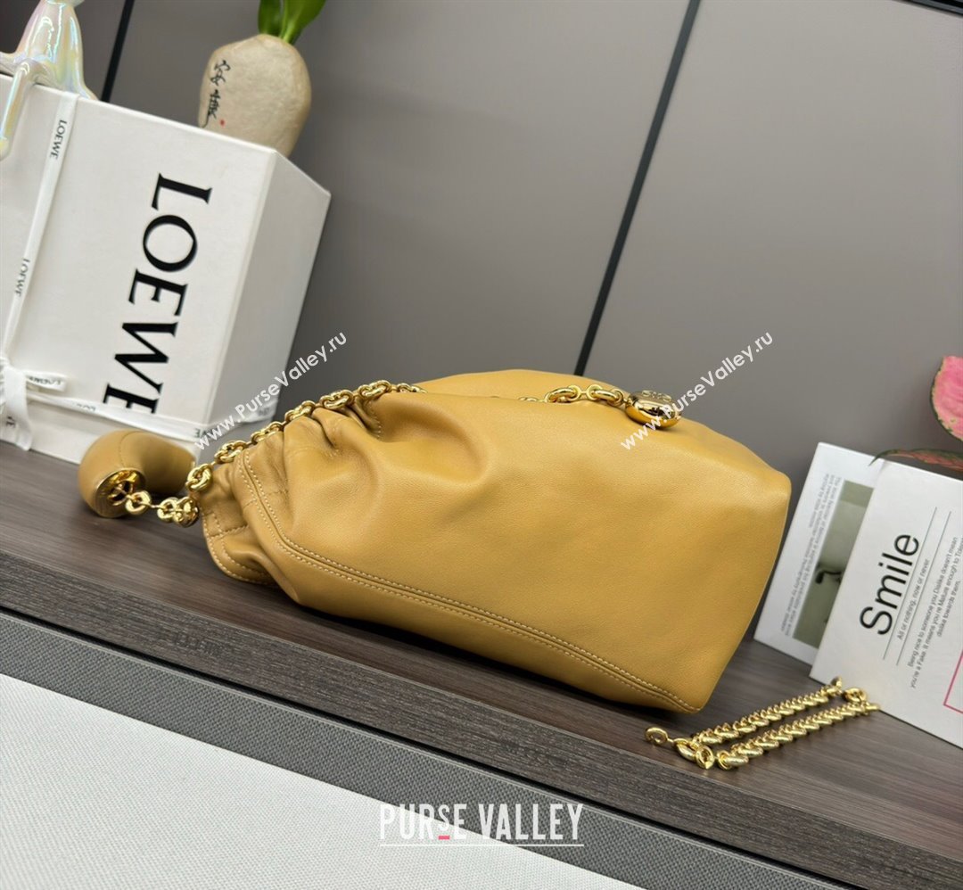 Loewe Small Squeeze bag in nappa lambskin Yellow 2023 652329 (Ys-240418052)