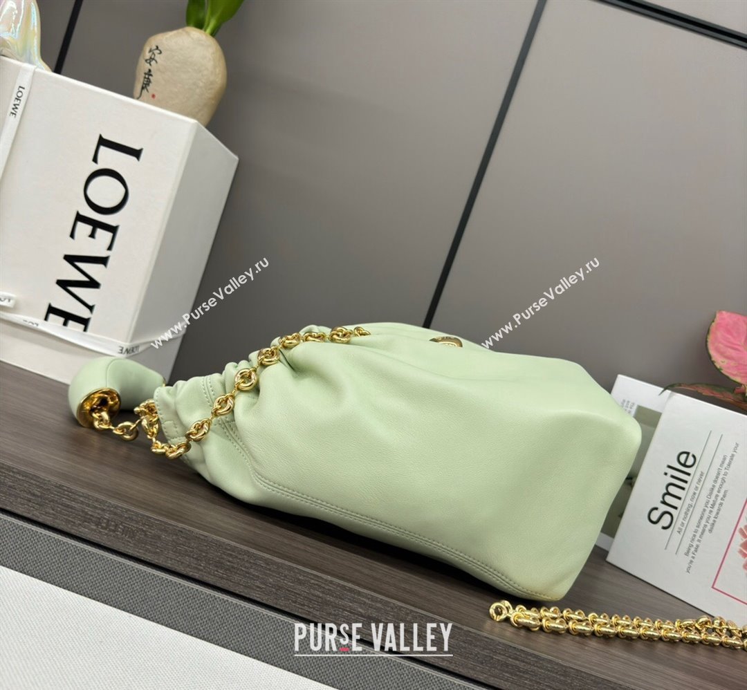 Loewe Small Squeeze bag in nappa lambskin Jade Green 2023 652329 (Ys-240418053)