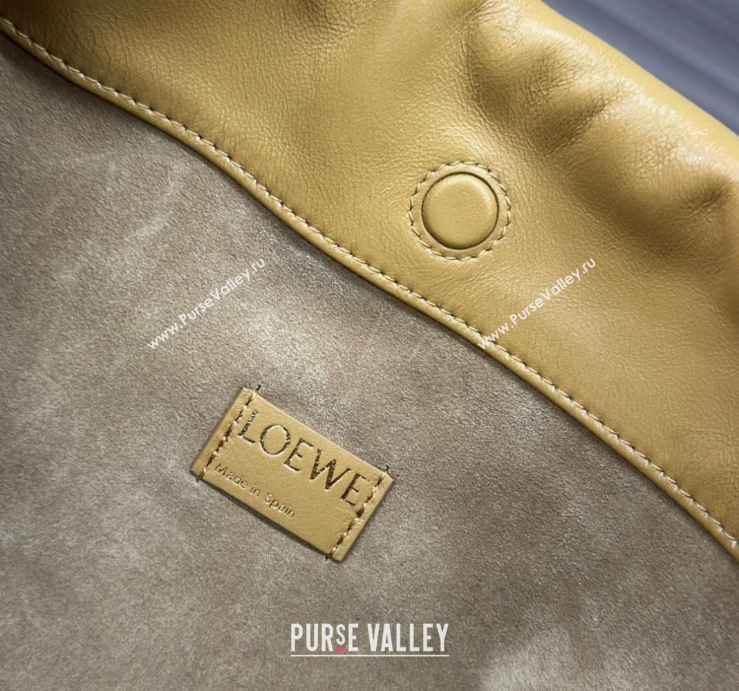 Loewe Small Flamenco Purse bag in mellow nappa lambskin Yellow 2024 012403 (Ys-240418080)