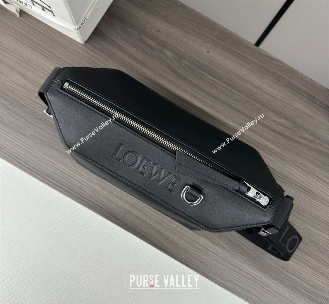 Loewe Convertible Sling Shoulder Bag in classic calfskin Black 2024 262243 (Ys-240418065)