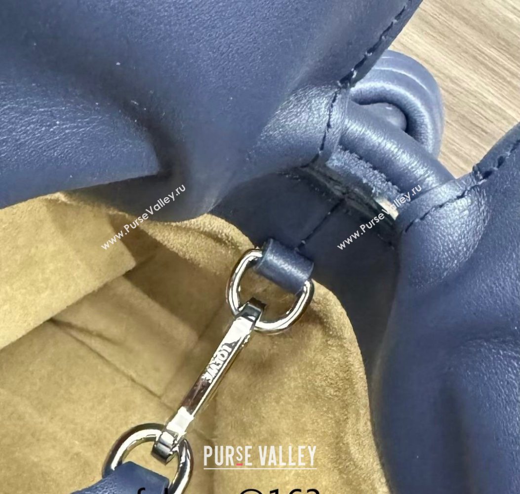 Loewe Flamenco Medium Clutch in Nappa Calfskin Abyss Blue 2026 262386 (Ys-260121072)