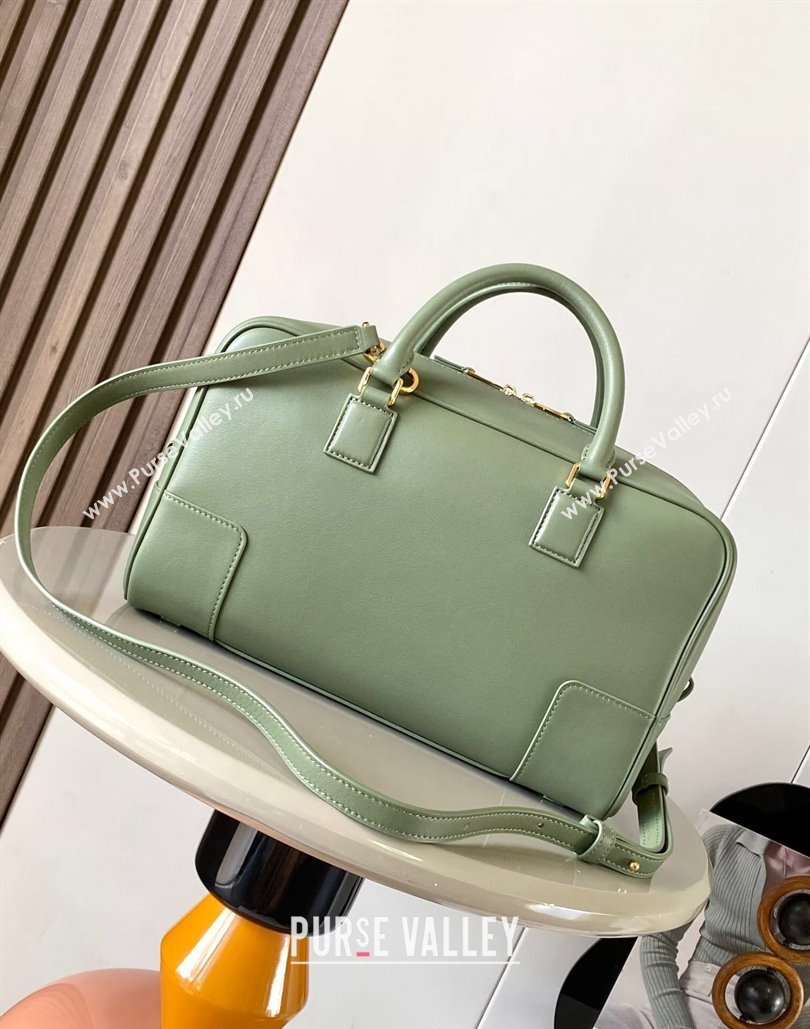 Loewe Amazona 28 Medium Top Handle Bag in Nappa Calfskin Avocado Green 2024 (Ys-240805004)