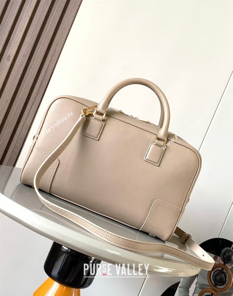 Loewe Amazona 28 Medium Top Handle Bag in soft grained calfskin Sand Beige 2024 (Ys-240805005)