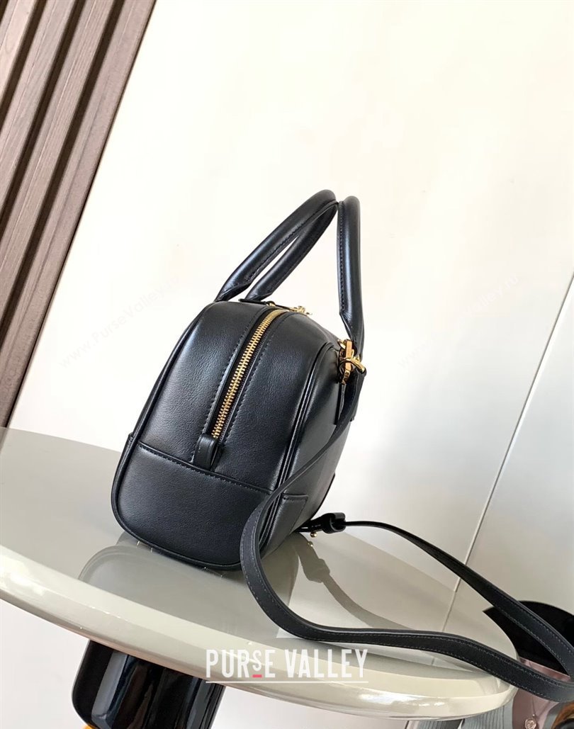 Loewe Amazona 23 Small Top Handle Bag in Nappa Calfskin Black 2024 (Ys-240805014)