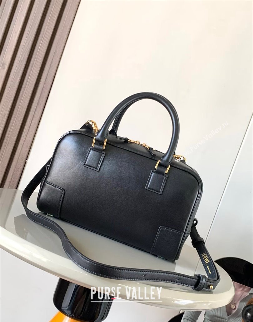 Loewe Amazona 23 Small Top Handle Bag in Nappa Calfskin Black 2024 (Ys-240805014)