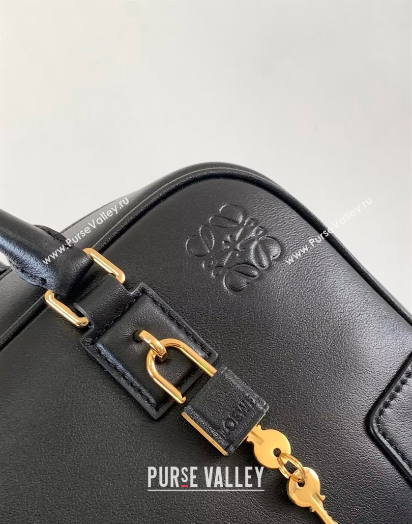 Loewe Amazona 23 Small Top Handle Bag in Nappa Calfskin Black 2024 (Ys-240805014)