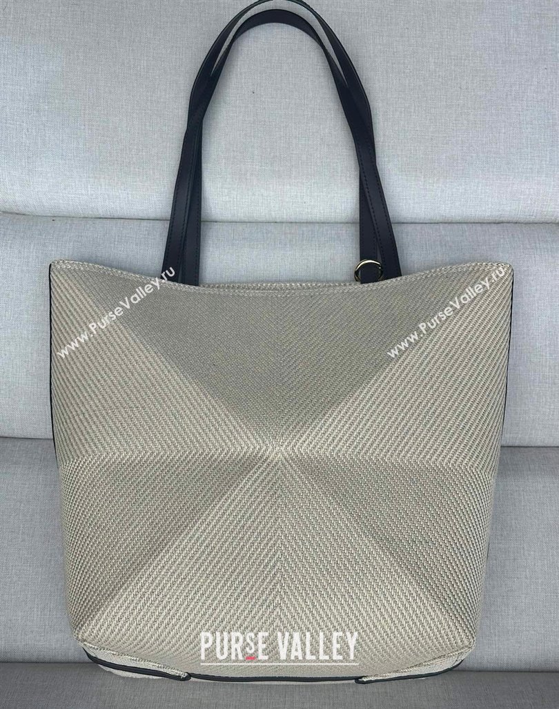 Loewe Medium Puzzle Fold Tote Bag in Cotton Canvas 2024 (nana-240920059)