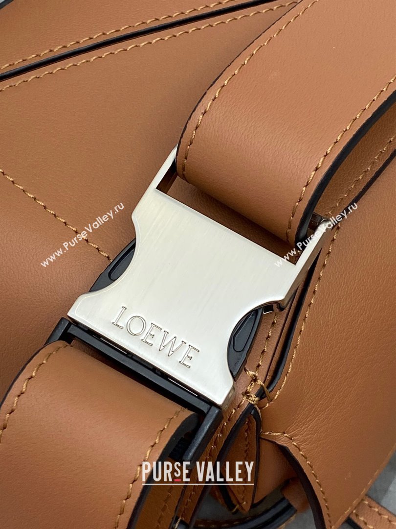 Loewe Mini Puzzle Bumbag in Classic Calfskin Tan Brown 2024 10177 (nana-24103006)