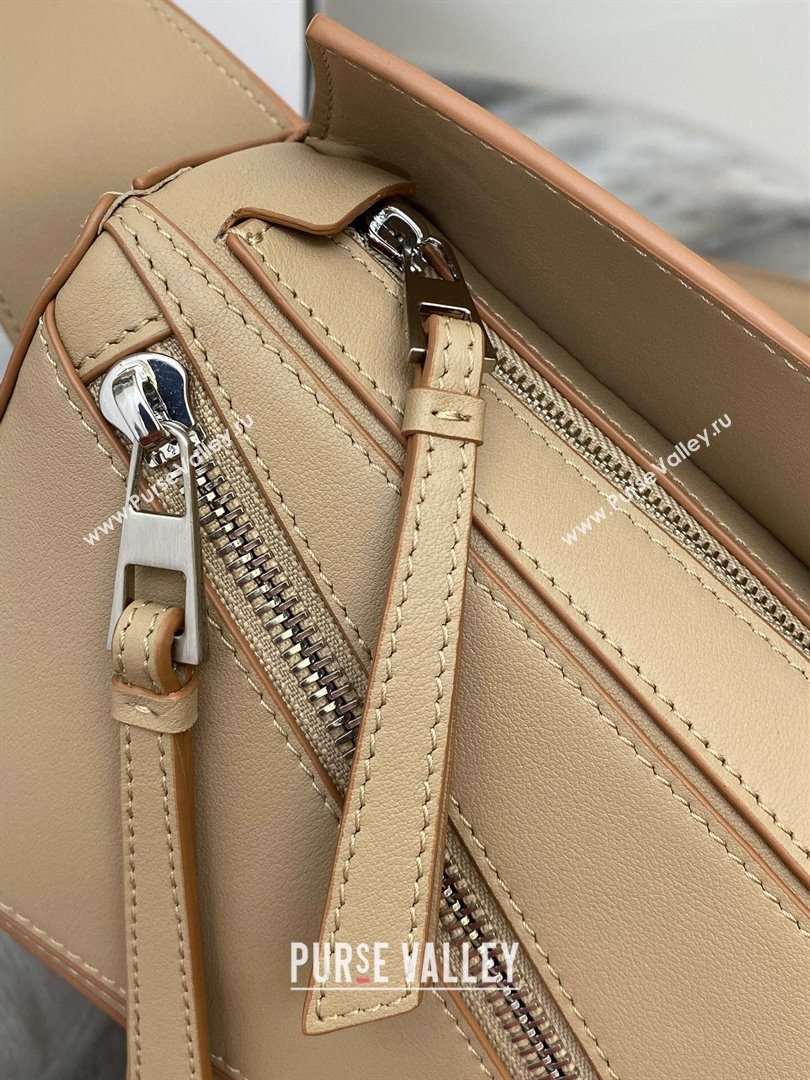 Loewe Mini Puzzle Bumbag in Classic Calfskin Beige 2024 10177 (nana-24103008)