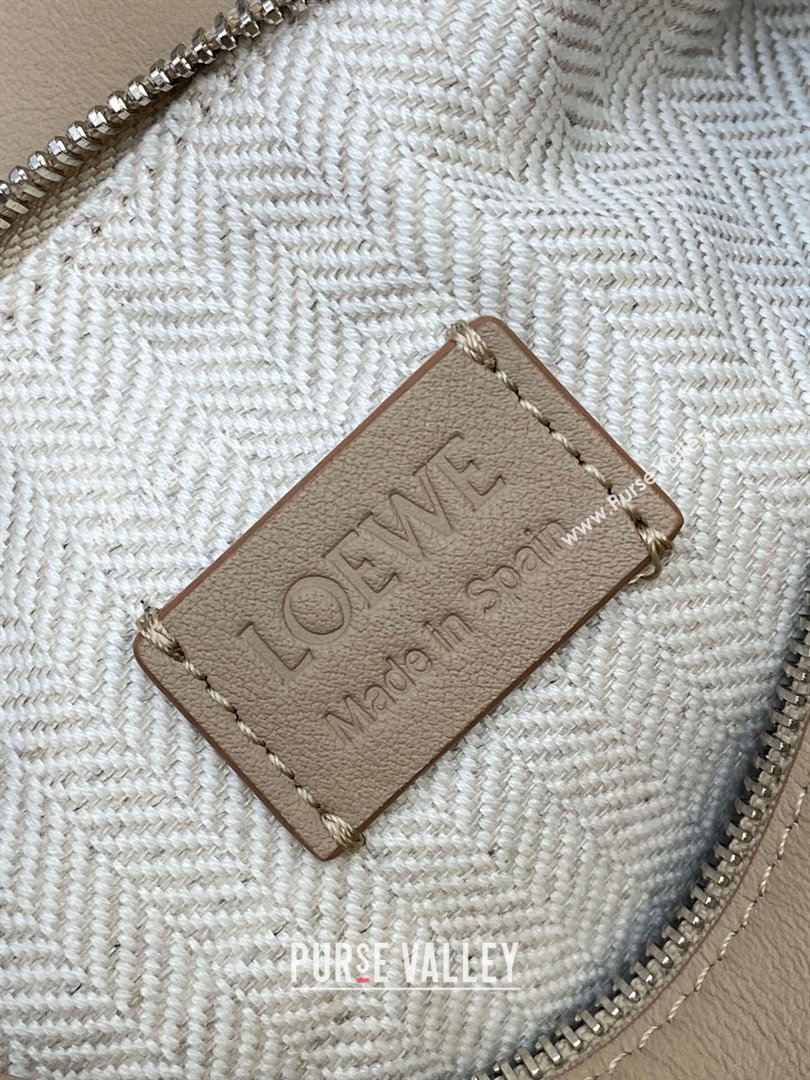 Loewe Mini Puzzle Bumbag in Classic Calfskin Beige 2024 10177 (nana-24103008)