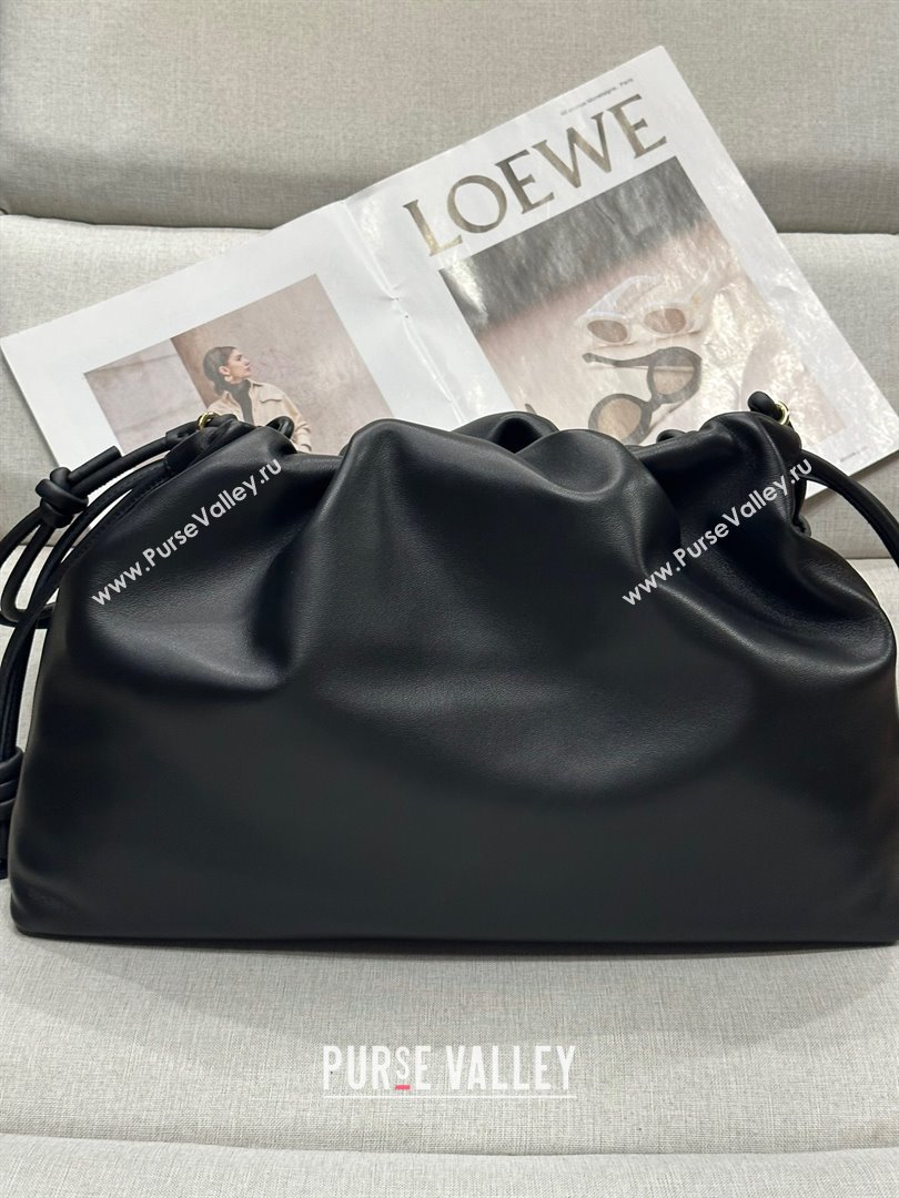 Loewe Large Flamenco purse in nappa lambskin Black 2024 948021 (nana-24103009)