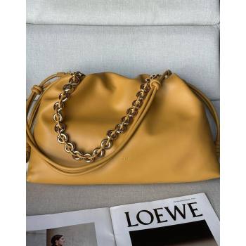 Loewe Large Flamenco purse in nappa lambskin Sahara Yellow 2024 948021 (nana-24103010)