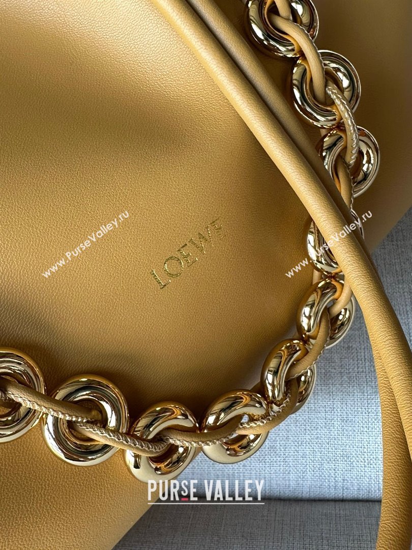 Loewe Large Flamenco purse in nappa lambskin Sahara Yellow 2024 948021 (nana-24103010)