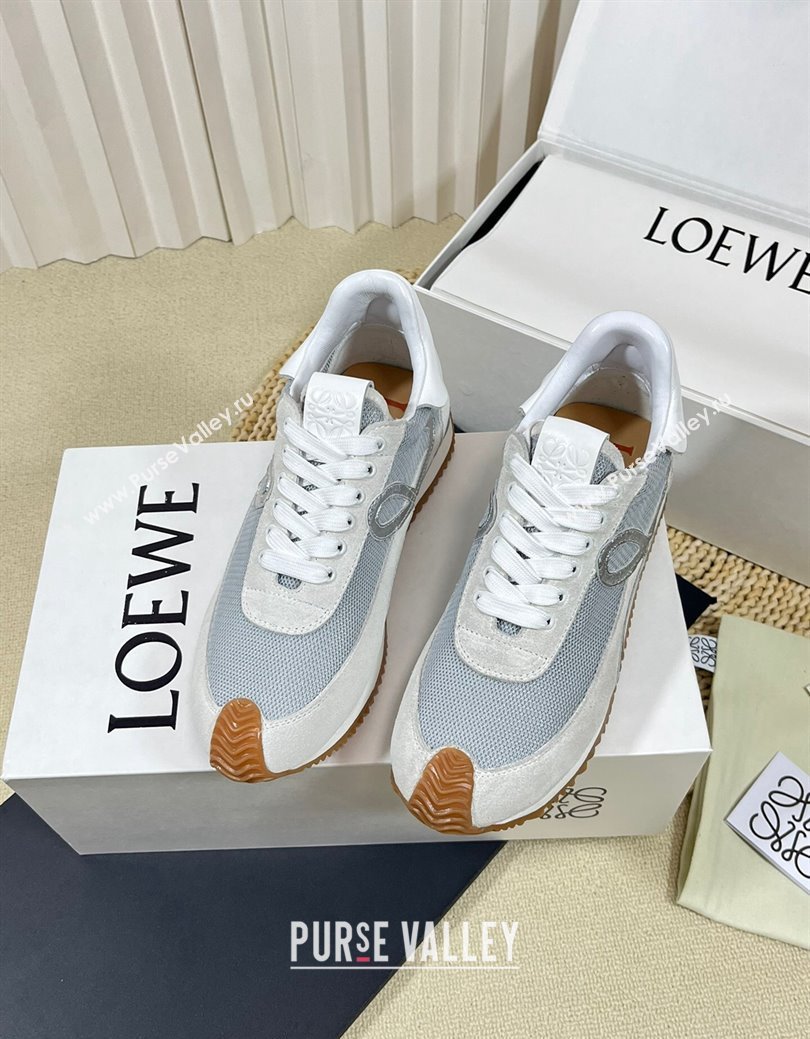 Loewe Flow Runner Sneakers in Nylon and Mesh Grey 2024 1113 (KL-241113062)