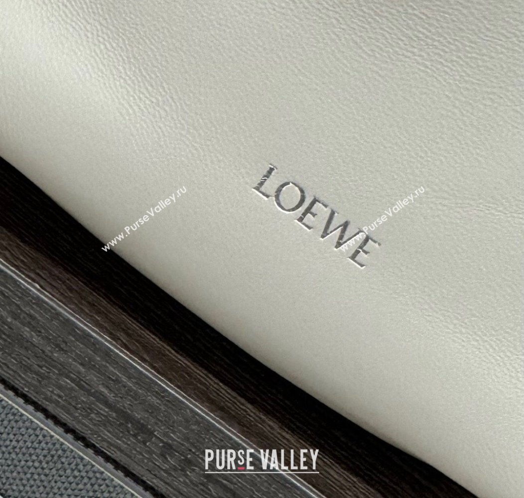 Loewe Mini Flamenco Purse bag in nappa lambskin Sea Salt White 2024 412342 (Ys-241214040)