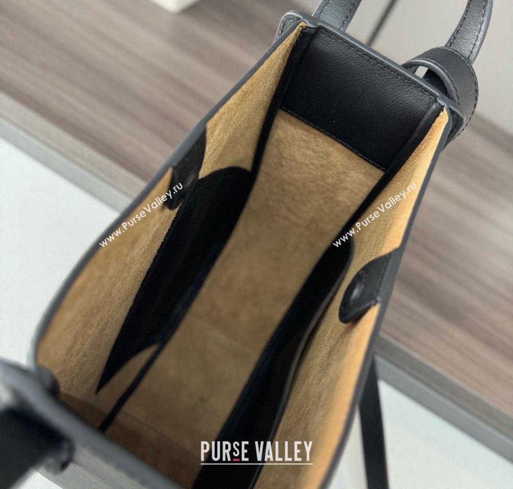 Loewe Hammock Slice bag in shiny calfskin Black 2025 012412 (Ys-250206064)