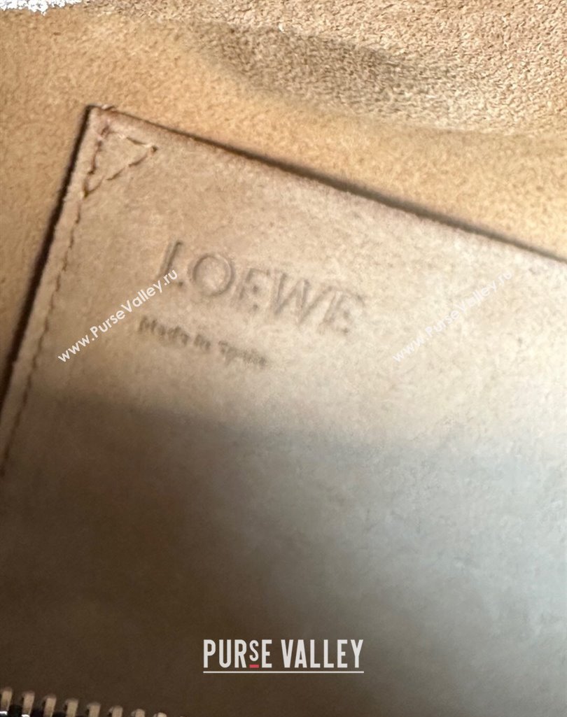 Loewe Large Puzzle Edge bag in supple grained calfskin Black 2025 061606 (nana-250408044)