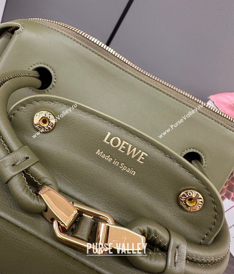 Loewe Small Madrid bag in supple calfskin Green 2025 012452 (YS-250801040)