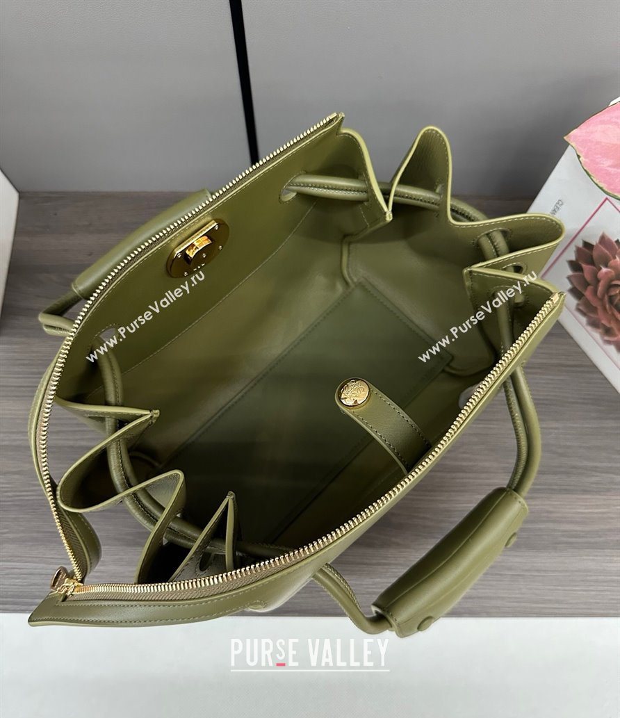 Loewe Small Madrid bag in supple calfskin Green 2025 012452 (YS-250801040)