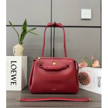 Loewe Medium Madrid bag in supple calfskin Burnt Red 2025 052451 (YS-250801042)