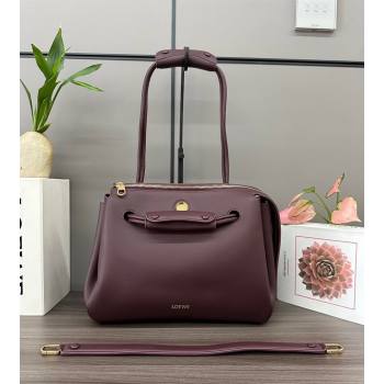 Loewe Medium Madrid bag in supple calfskin Dark Burgundy 2025 052451 (YS-250801043)