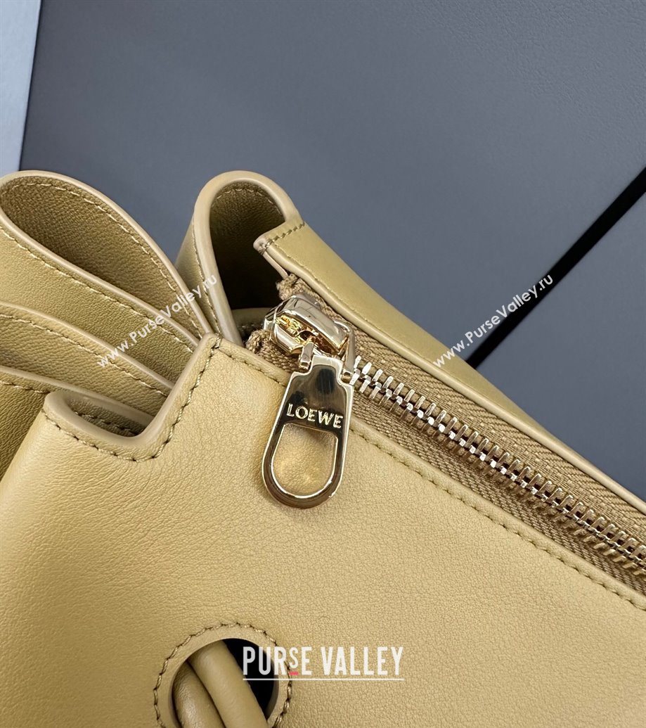 Loewe Medium Madrid bag in supple calfskin Yellow 2025 052451 (YS-250801045)