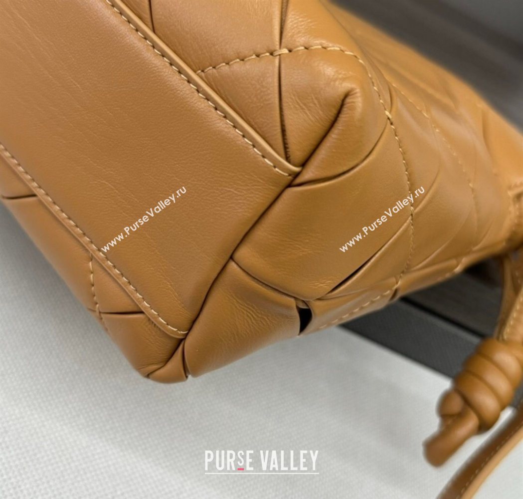 Loewe Medium Flamenco clutch in quilted nappa lambskin Brown 2025 262487 (YS-250801048)