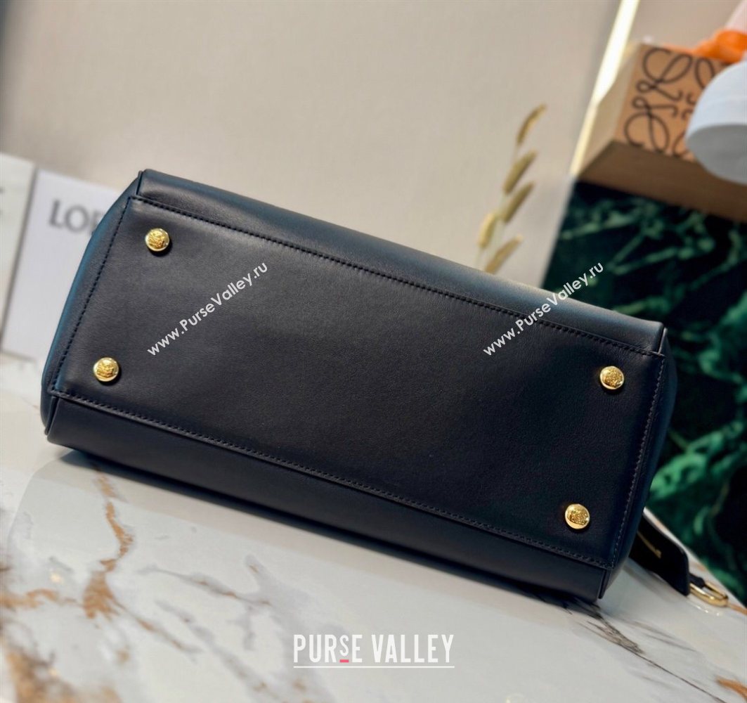 Loewe Large Madrid bag in supple calfskin Black 2025 052510 (YY-250801036)