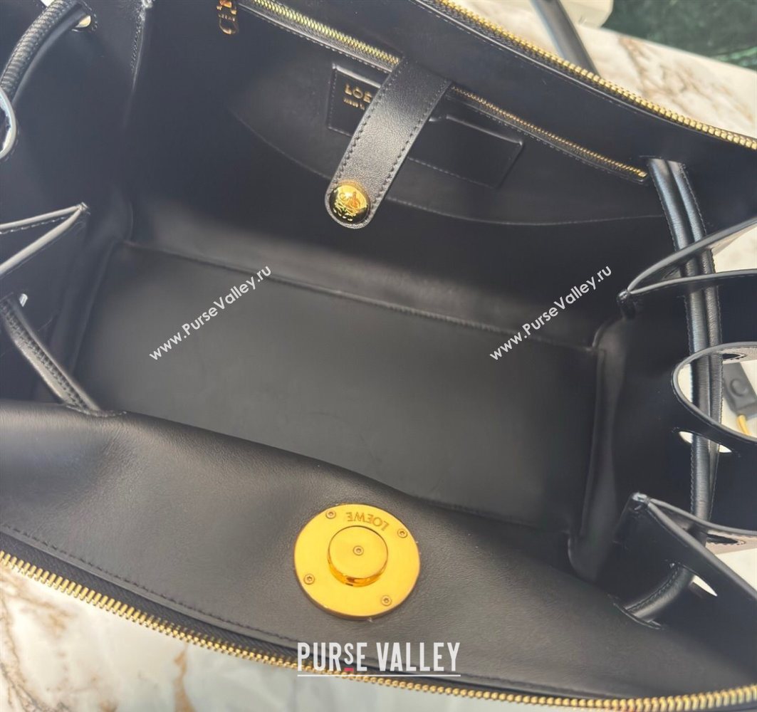 Loewe Large Madrid bag in supple calfskin Black 2025 052510 (YY-250801036)