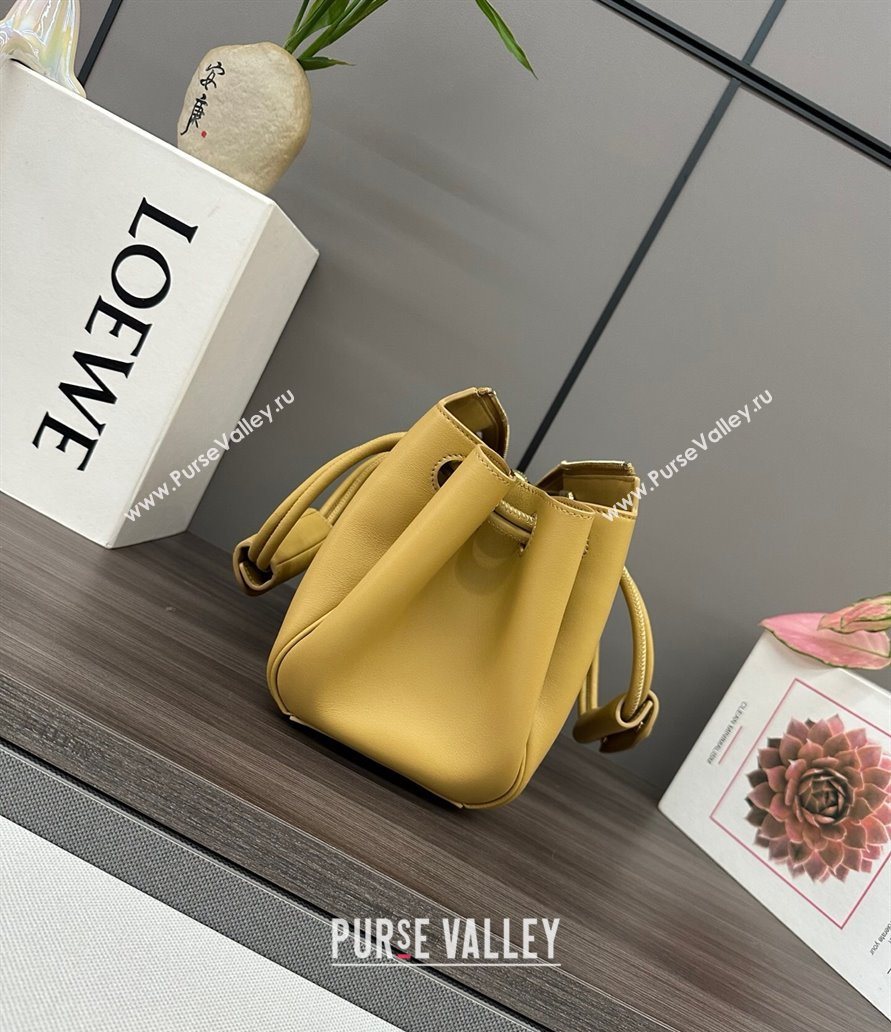 Loewe Small Madrid bag in supple calfskin Yellow 2025 012452 (YS-250801038)