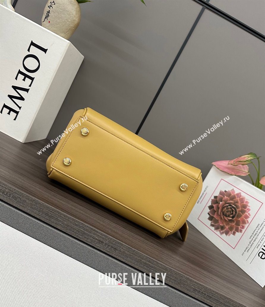 Loewe Small Madrid bag in supple calfskin Yellow 2025 012452 (YS-250801038)