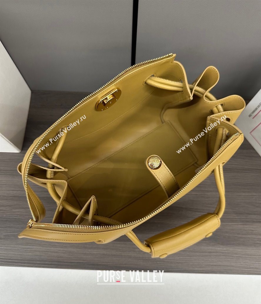 Loewe Small Madrid bag in supple calfskin Yellow 2025 012452 (YS-250801038)