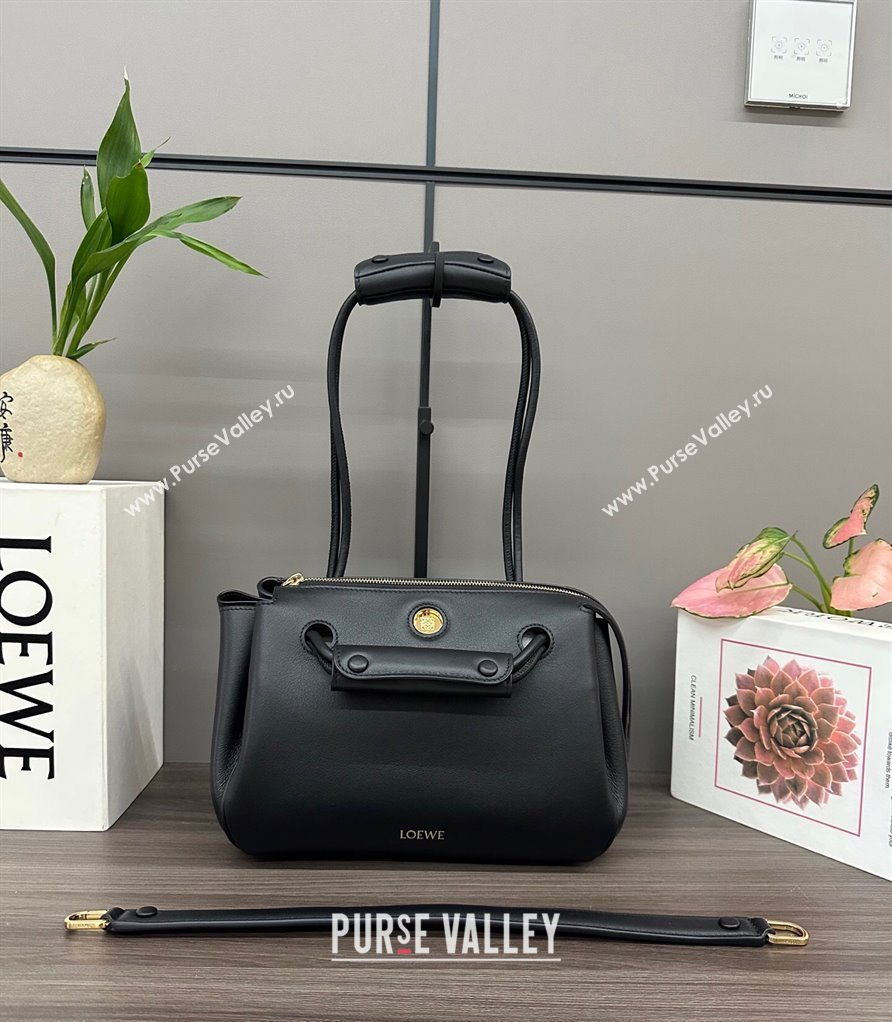 Loewe Small Madrid bag in supple calfskin Black 2025 012452 (YS-250801039)
