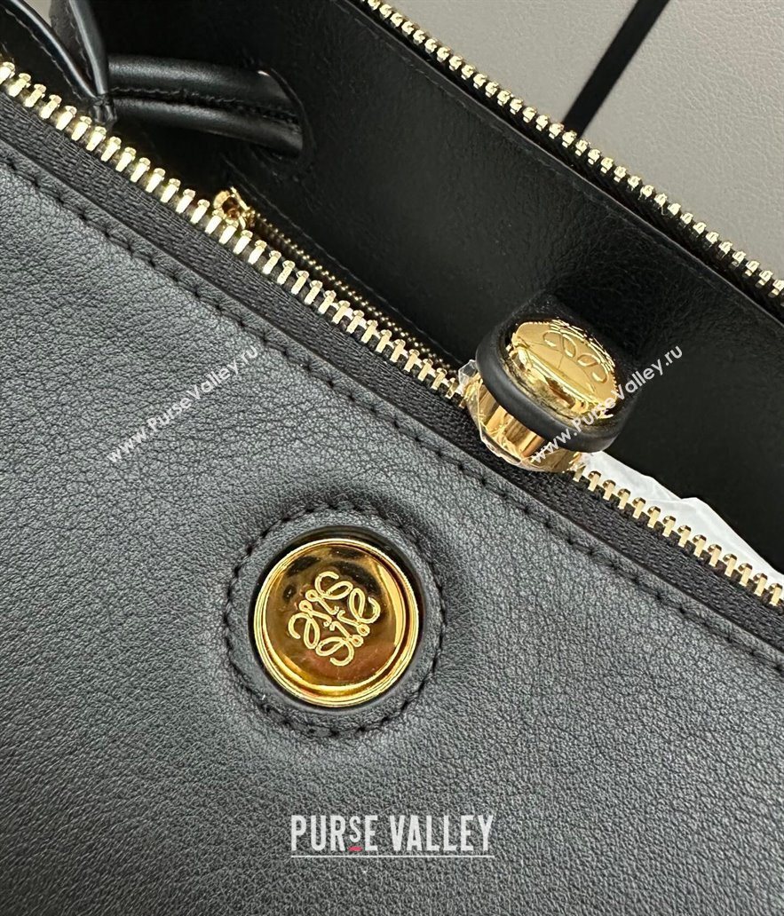 Loewe Small Madrid bag in supple calfskin Black 2025 012452 (YS-250801039)