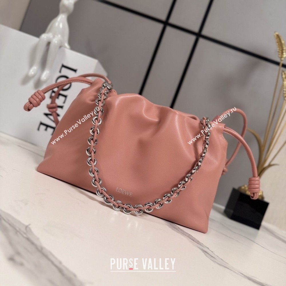Loewe Medium Flamenco purse in mellow nappa lambskin Leather Blush Pink 2026 012403 (YY-260121091)