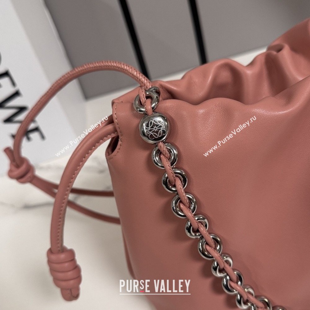 Loewe Medium Flamenco purse in mellow nappa lambskin Leather Blush Pink 2026 012403 (YY-260121091)
