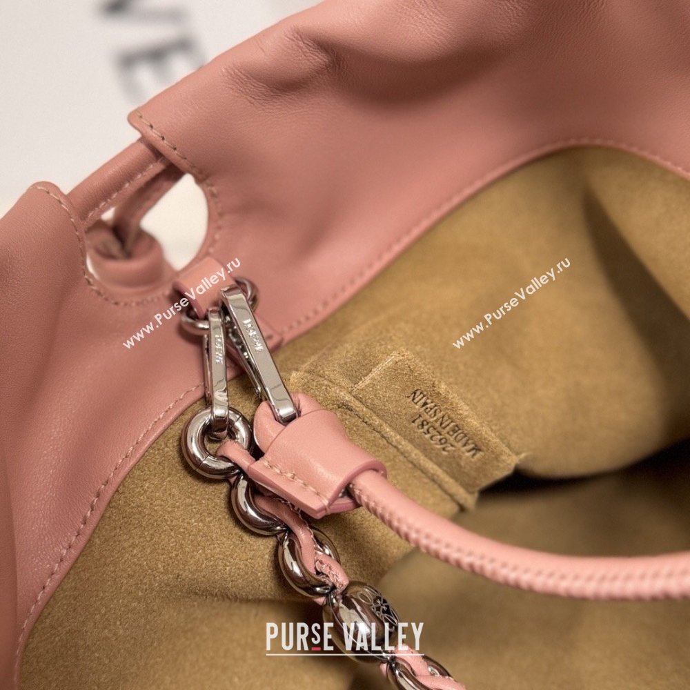 Loewe Medium Flamenco purse in mellow nappa lambskin Leather Blush Pink 2026 012403 (YY-260121091)