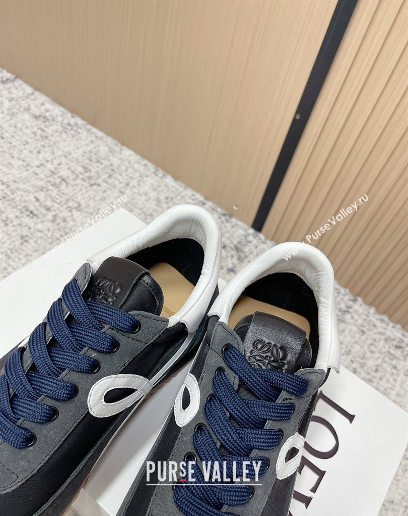 Loewe Flow Runner Sneakers in Nylon and Suede Grey 16 2026 0226 (MD-260226026)