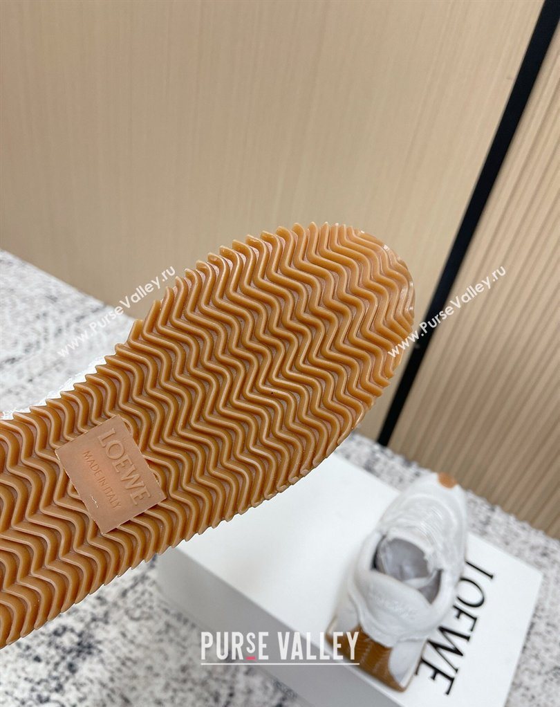 Loewe Flow Runner Sneakers in Denim with Bow White 2026 0226 (MD-260226070)