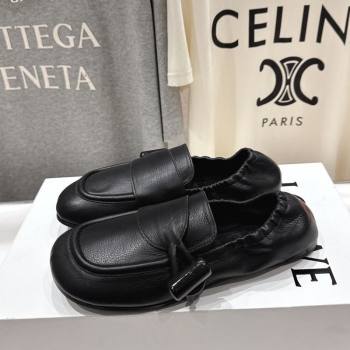 Loewe Toggle Loafers in Shiny Smooth Calfskin Leather Black 2026 (MD-260226009)