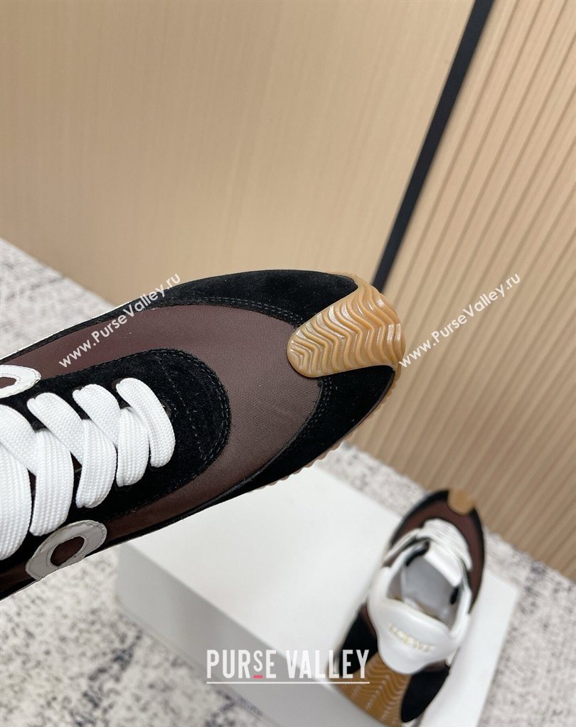 Loewe Flow Runner Sneakers in Nylon and Suede Brown 12 2026 0226 (MD-260226022)